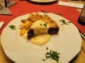 Das Abendessen im Gasthof Alpenblick entschädigt